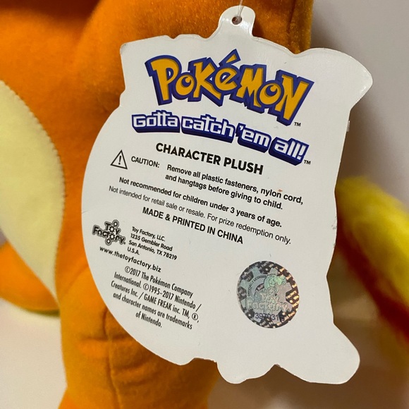 Pokemon Charmander Plush Orange Pocket Monster Toy Factory Stuffed Animal Toy - Picture 11 of 13